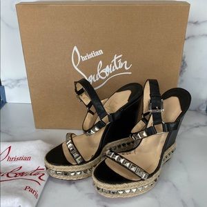 Christian Louboutin Cataclou Espadrille Wedges